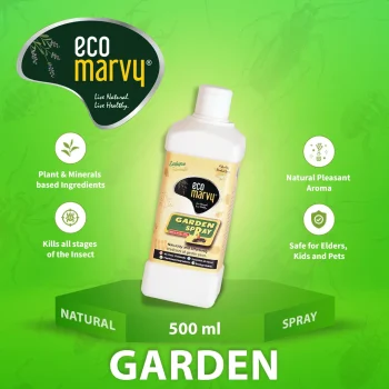 𝗡𝗮𝘁𝘂𝗿𝗮𝗹 𝗚𝗮𝗿𝗱𝗲𝗻 𝗣𝗲𝘀𝘁 𝗦𝗽𝗿𝗮𝘆 (𝟱𝟬𝟬𝗺𝗹) Concentrate | Zero Chemicals | Zero Allergy | 1:10 Water Mix | Highly Safe for Kids & Pets