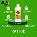 𝗥𝗮𝘁 𝗥𝗲𝗽𝗲𝗹𝗹𝗲𝗻𝘁 𝗟𝗶𝗾𝘂𝗶𝗱 (𝟭𝗟) Concentrate | Repels Rat by Odour | Non-Toxic | 1:10 Water Mix | Natural Ingredient Formulation