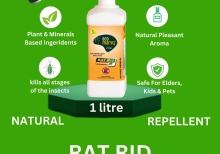 𝗥𝗮𝘁 𝗥𝗲𝗽𝗲𝗹𝗹𝗲𝗻𝘁 𝗟𝗶𝗾𝘂𝗶𝗱 (𝟭𝗟) Concentrate | Repels Rat by Odour | Non-Toxic | 1:10 Water Mix | Natural Ingredient Formulation