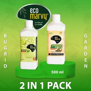 𝟮𝗶𝗻𝟭 𝗣𝗮𝗰𝗸: 𝗕𝗲𝗱 𝗕𝘂𝗴𝘀 𝗞𝗶𝗹𝗹𝗲𝗿 & 𝗚𝗮𝗿𝗱𝗲𝗻 𝗦𝗽𝗿𝗮𝘆(𝟓𝟎𝟎𝒎𝒍) Concentrate | Zero Chemical | 1:10 Water Mix | Highly Safe for Kids, Pets & Environment