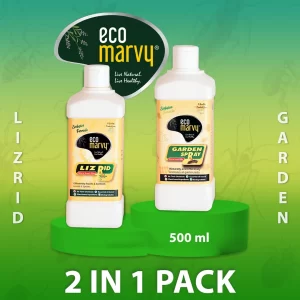 𝟮𝗶𝗻𝟭 𝗣𝗮𝗰𝗸: 𝗚𝗮𝗿𝗱𝗲𝗻 𝗦𝗽𝗿𝗮𝘆 & 𝗟𝗶𝘇𝗮𝗿𝗱 𝗥𝗲𝗽𝗲𝗹𝗹𝗲𝗻𝘁(𝟓𝟎𝟎𝒎𝒍) Concentrate | Zero Chemical | 1:10 Water Mix | Highly Safe for Kids, Pets & Environment