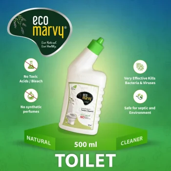 𝗡𝗮𝘁𝘂𝗿𝗮𝗹 𝗧𝗼𝗶𝗹𝗲𝘁 𝗖𝗹𝗲𝗮𝗻𝗲𝗿 (𝟱𝟬𝟬𝗺𝗹) | Zero Chemicals | Zero Allergy | Highly Safe for Kids & Pets